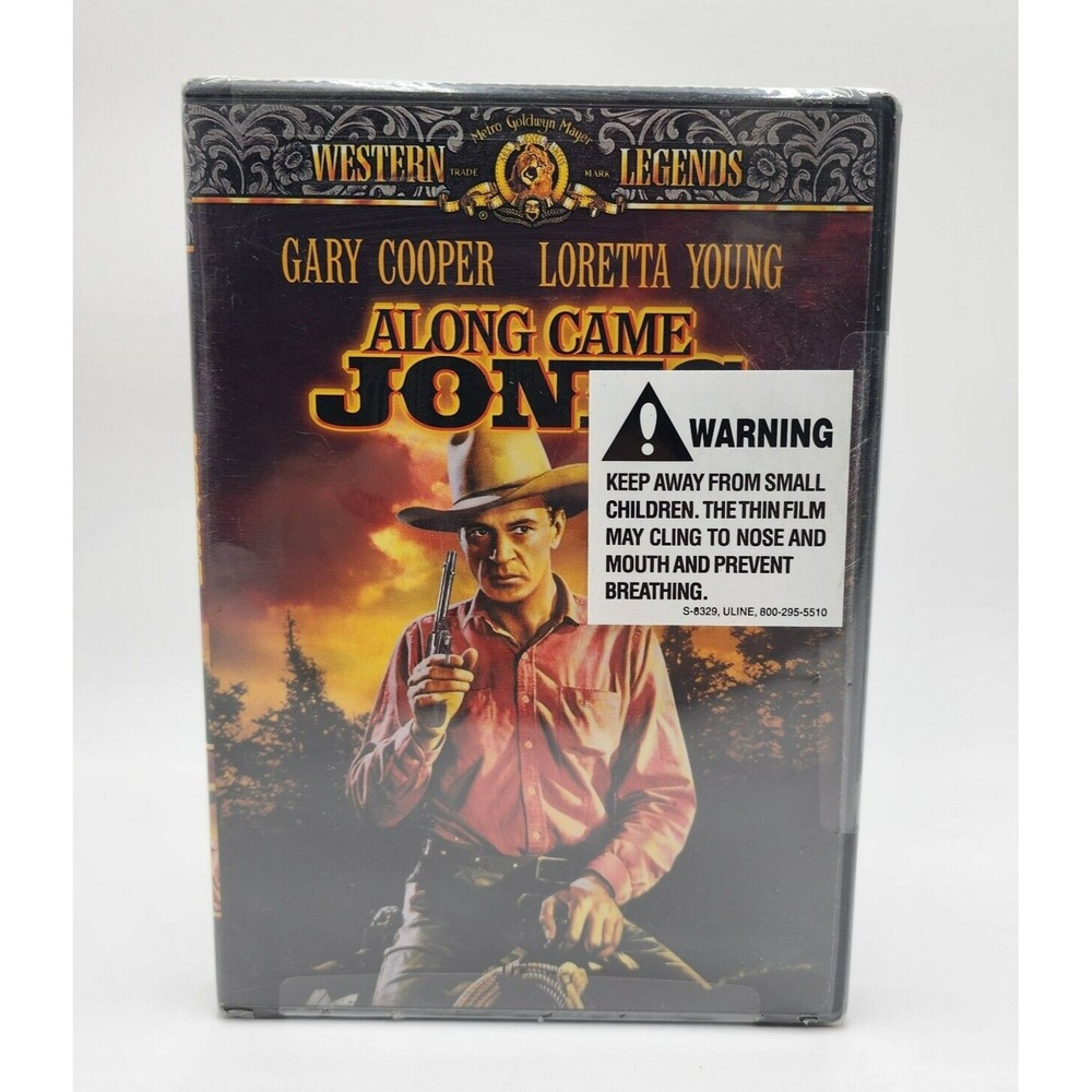 Along Came Jones DVD Western Legends Gary Cooper Loretta Young Brand New Sealed